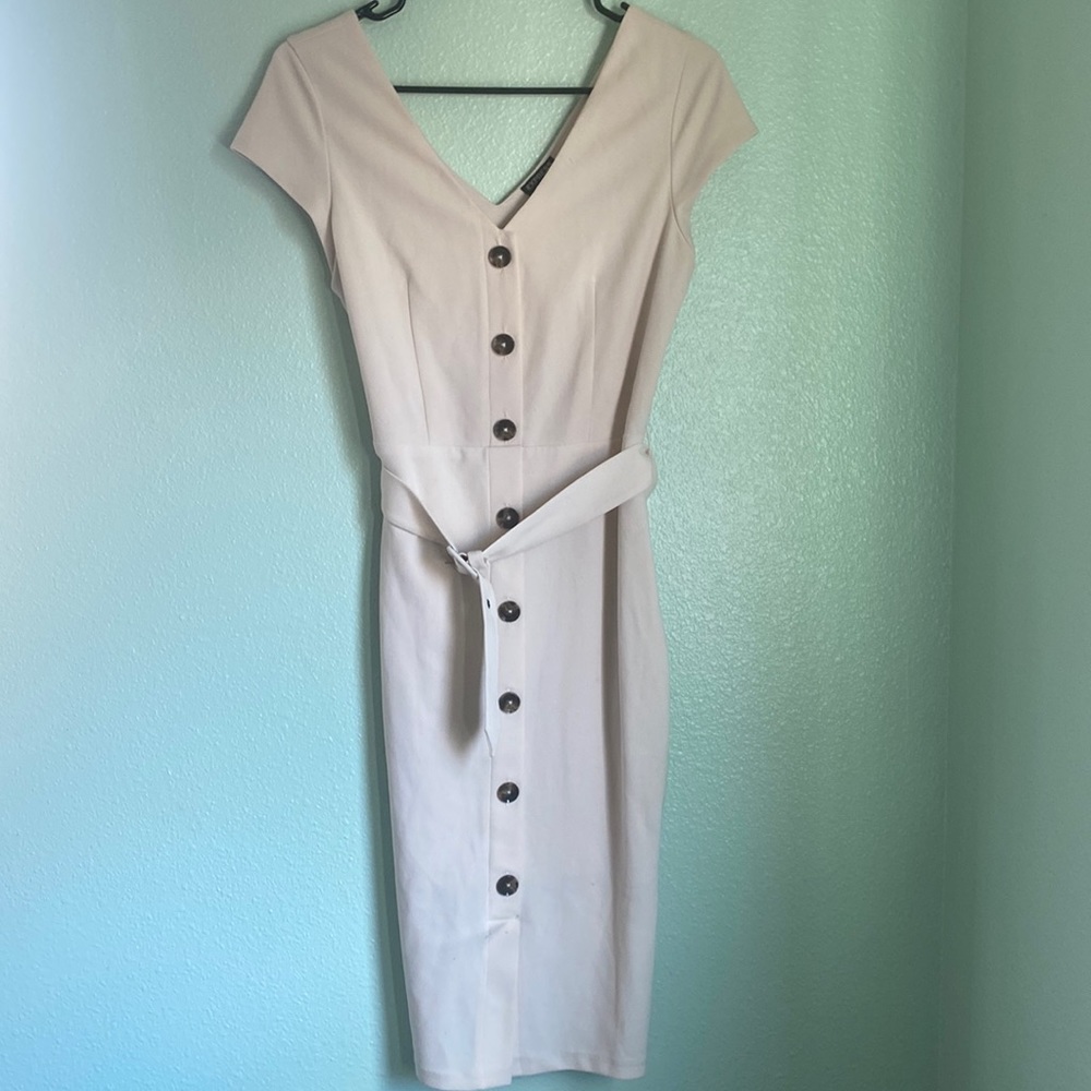 Express cap sleeve dress